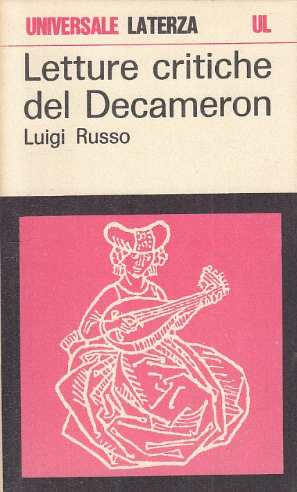LS- LETTURE CRITICHE DEL DECAMERON - RUSSO - LATERZA --- 1970 - B - ZFS480