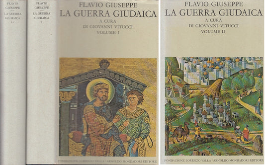 LS- LA GUERRA GIUDAICA 2 VOLL. - GIUSEPPE - MONDADORI --- 1978 - CS - ZFS524