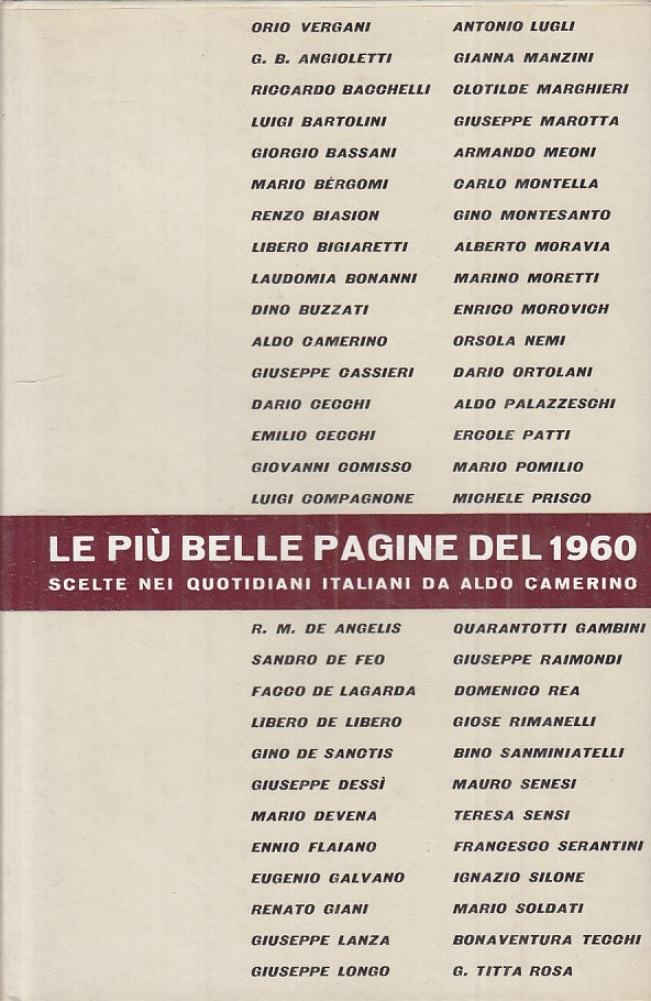 LE PIU' BELLE PAGINE DEL 1960 - CAMERINO - MARTELLO --- 1961 - CS - ZFS537