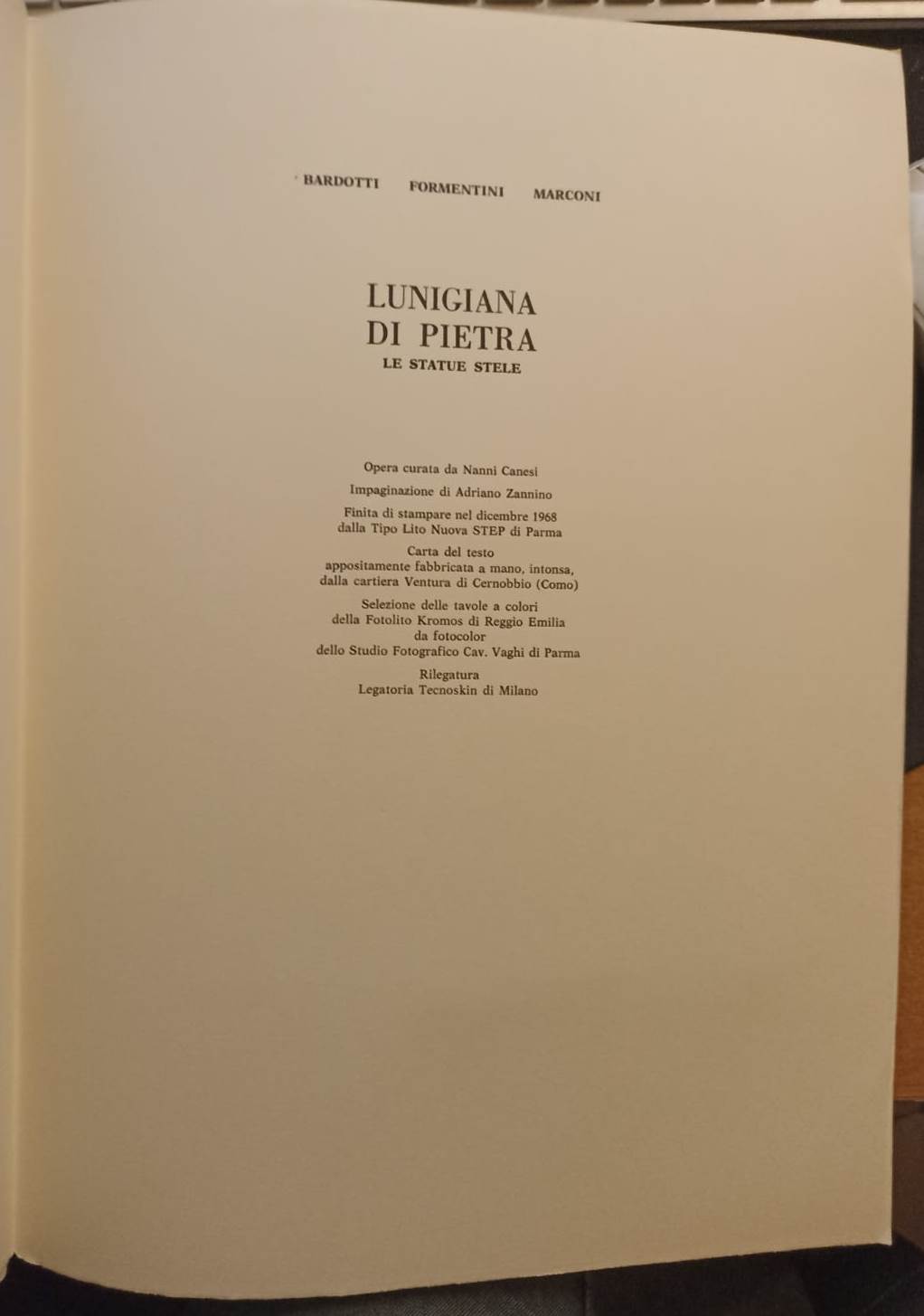 LZ-  LUNIGIANA DI PIETRA LE STATUE STELE - FORMENTINI - CANESI--- 1968- S- YFS84