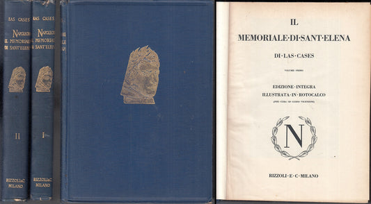 LS- NAPOLEONE MEMORIALE DI SANT'ELENA 1/2 - LAS CASES- RIZZOLI--- 1929- C- YFS83