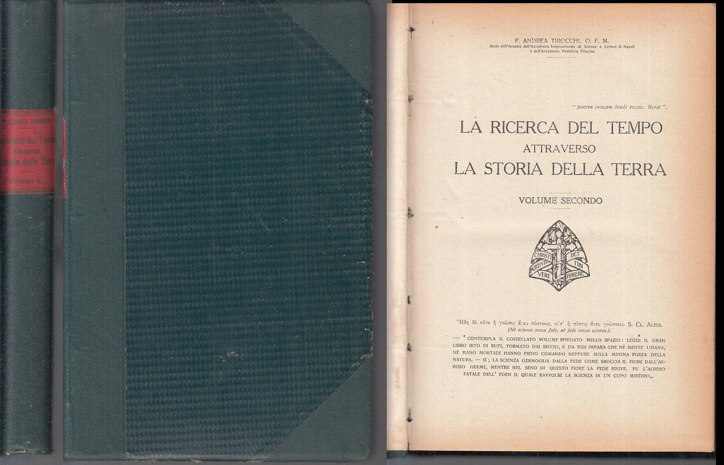 LS- RICERCA DEL TEMPO ATTRAVERSO STORIA TERRA 2 - TIROCCHI ---- 1900 - C- XFS123