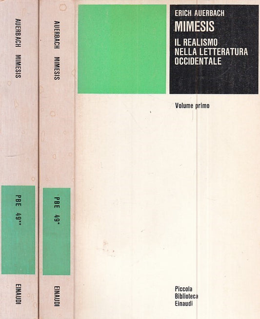 LS- MIMESIS RELIAMO LETTERATURA 2 VOLL.- AUERBACH- EINAUDI --- 1977 - B - XFS999