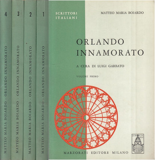 ORLANDO INNAMORATO 4 VOLL. - BOIARDO - MARZORATI --- 1970 - B - XFS999