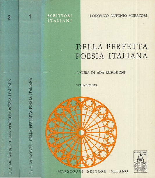 LN- PERFETTA POESIA ITALIANA 2 VOLL.- MURATORI - MARZORATI --- 1971 - B - XFS999
