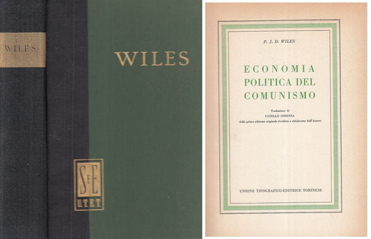 LS- ECONOMIA POLITICA DEL COMUNISMO - WILES - UTET --- 1969 - C - XFS999
