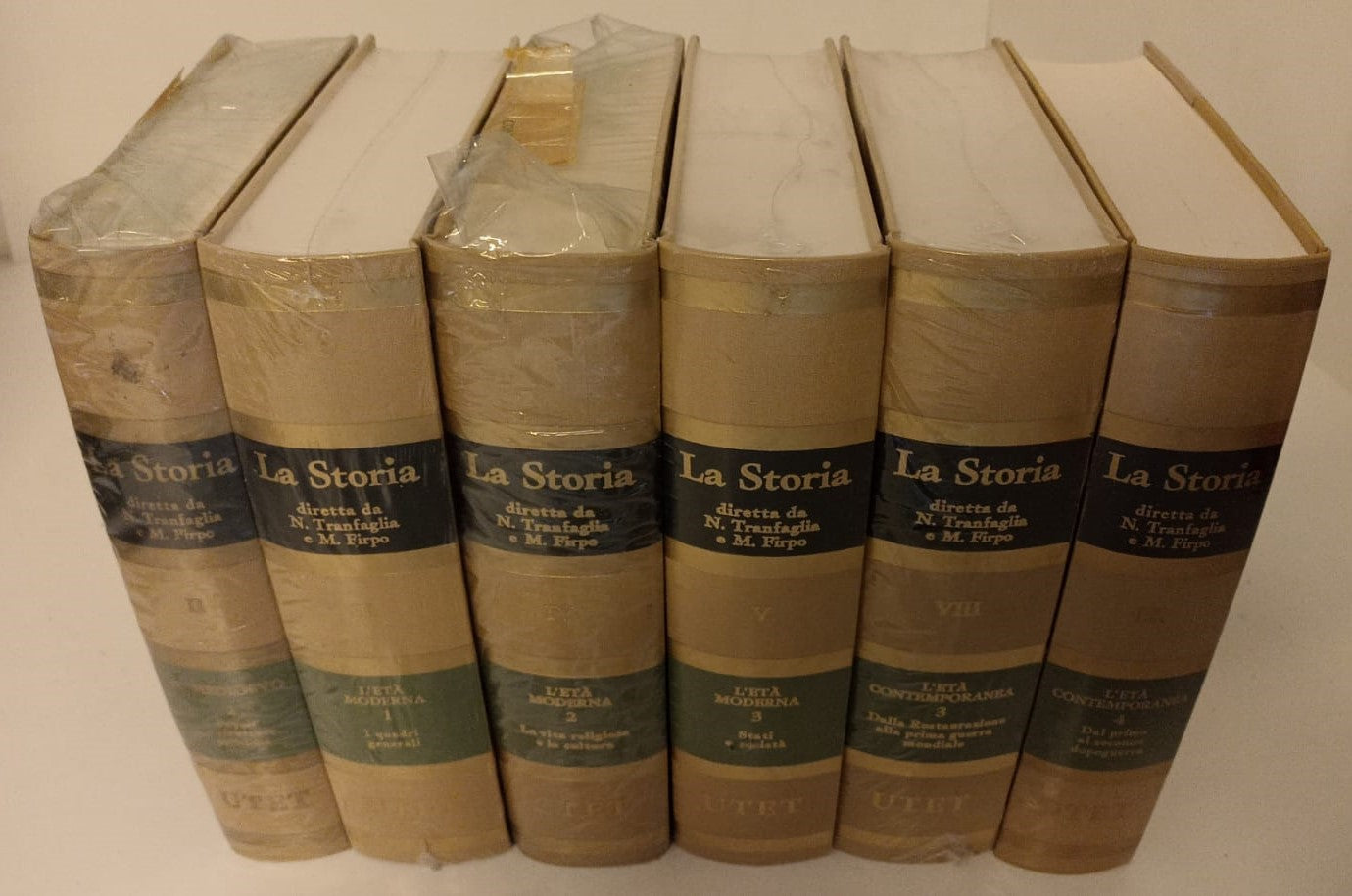 LS-  LA STORIA diretta da TRANFAGLIA FIRPO  6 VOLUMI -- UTET --- 1986 - C - YFS