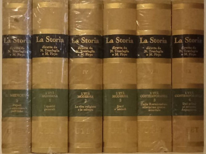 LS-  LA STORIA diretta da TRANFAGLIA FIRPO  6 VOLUMI -- UTET --- 1986 - C - YFS