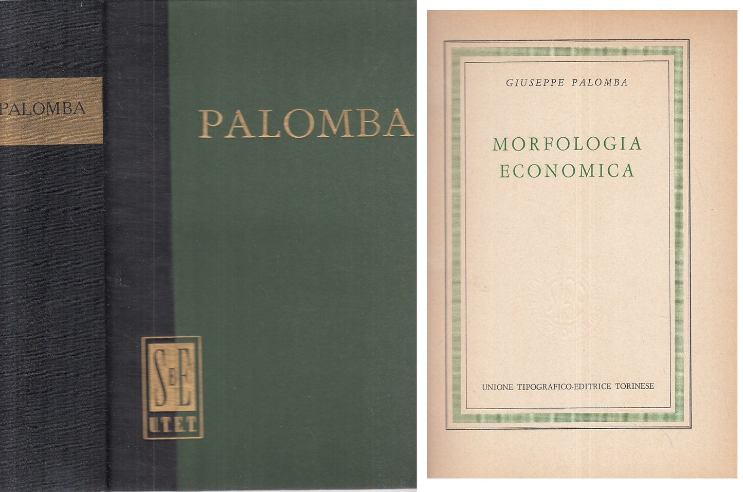 LS- MORFOLOGIA ECONOMICA - GIUSEPPE PALOMBA - UTET --- 1970 - C - XFS999