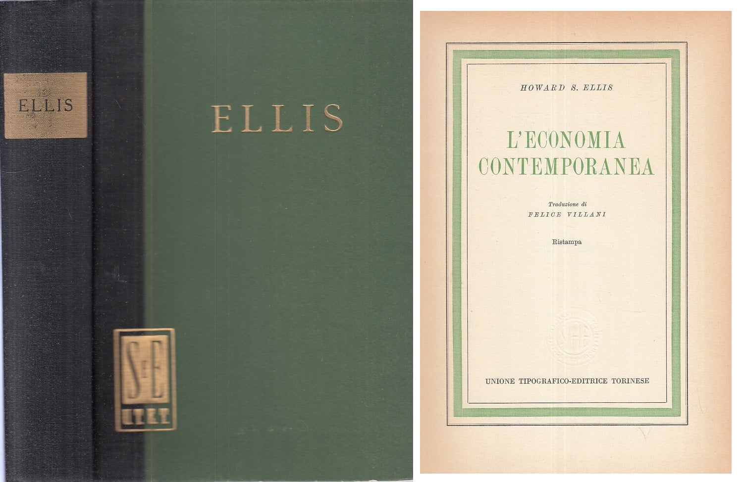 LS- L'ECONOMIA CONTEMPORANEA - ELLIS - UTET --- 1959 - C - XFS999