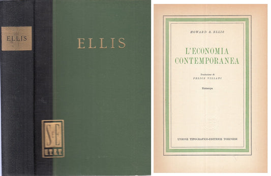 LS- L'ECONOMIA CONTEMPORANEA - ELLIS - UTET --- 1959 - C - XFS999