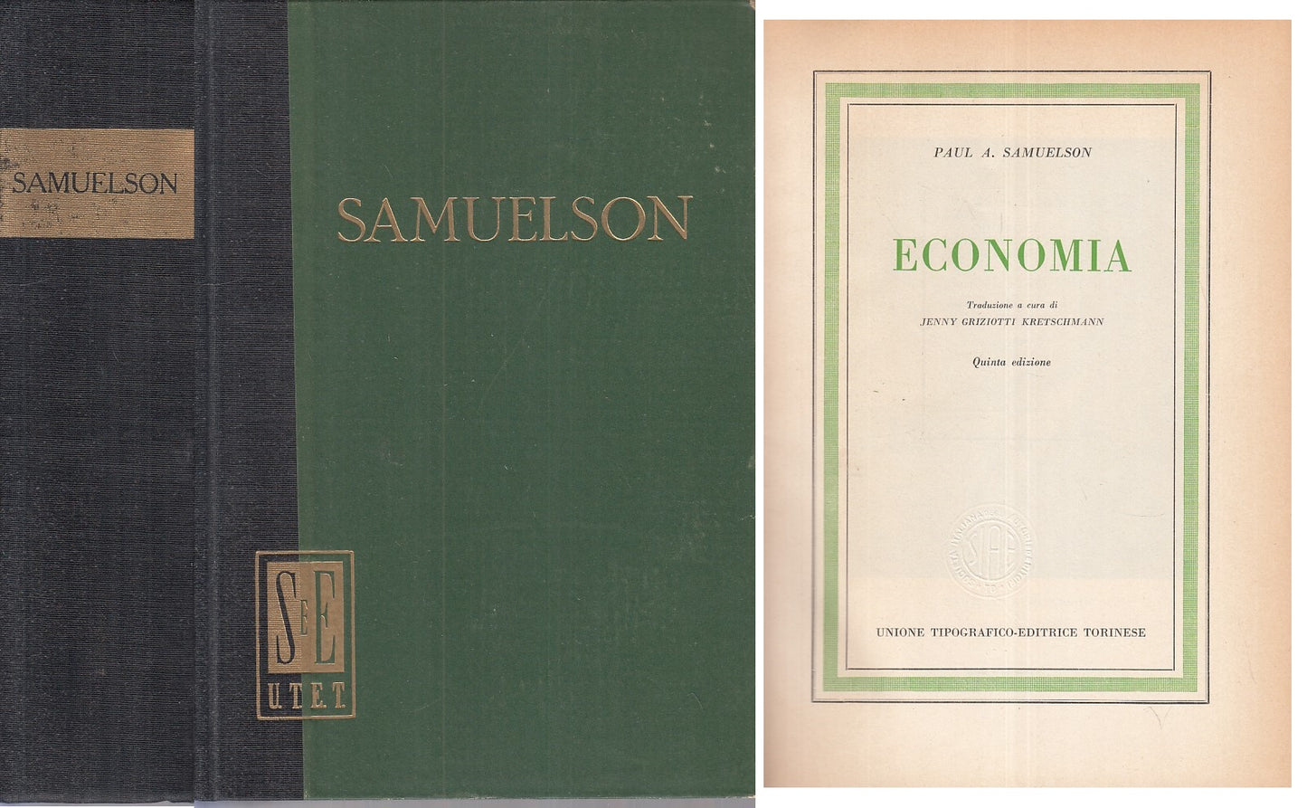 LS- ECONOMIA - PAUL A. SAMUELSON - UTET --- 1964 - C - XFS999