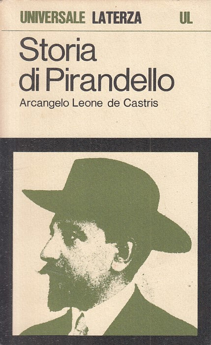 LS- STORIA DI PIRANDELLO- DE CASTRIS - LATERZA - UNIVERSALE -- 1972 - B - XFS999