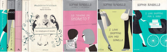 4 ROMANZI SCUOLA SEGRETO SHOPPING- KINSELLA- MONDADORI--- 2007 - CS - ZFS603