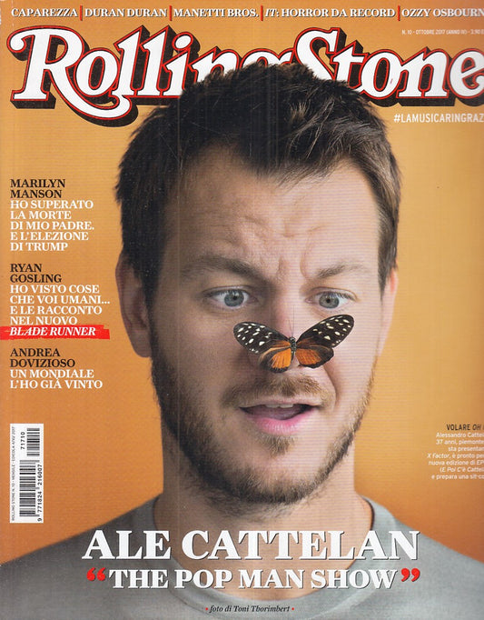 LR- RIVISTA MAGAZINE ROLLING STONE N.10 ALE CATTELAN ----- 2017 - B - YFS999