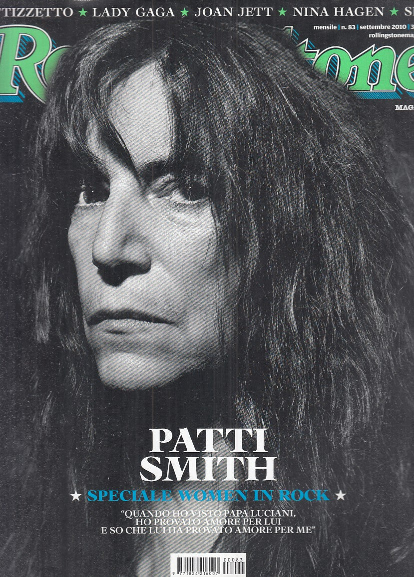LR- RIVISTA MAGAZINE ROLLING STONE N.83 PATTI SMITH ----- 2010 - B - YFS999