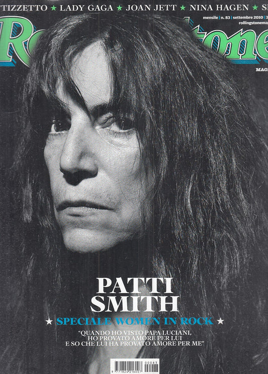 LR- RIVISTA MAGAZINE ROLLING STONE N.83 PATTI SMITH ----- 2010 - B - YFS999