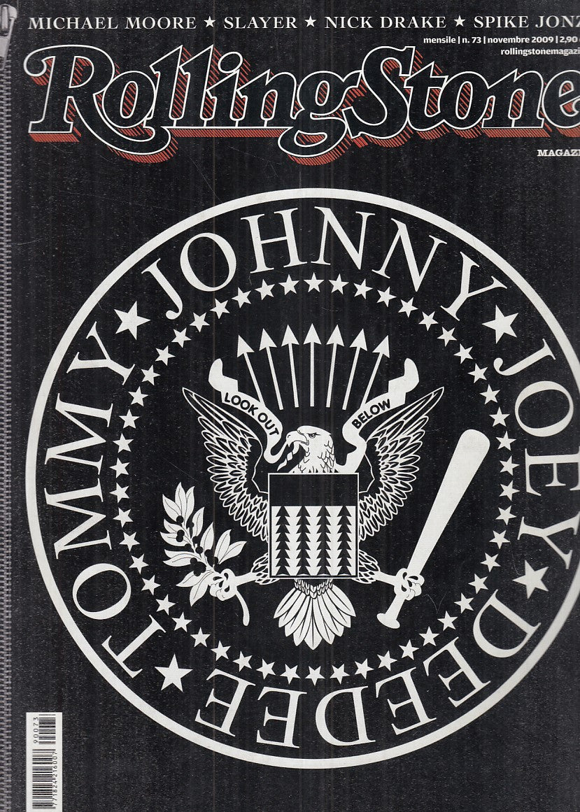 LR- RIVISTA MAGAZINE ROLLING STONE N.73 LOOK OUT BELOW ----- 2009 - B - YFS999