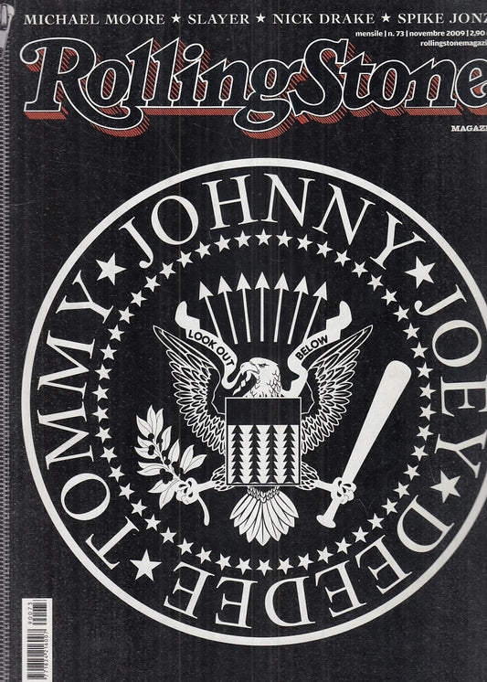 LR- RIVISTA MAGAZINE ROLLING STONE N.73 LOOK OUT BELOW ----- 2009 - B - YFS999