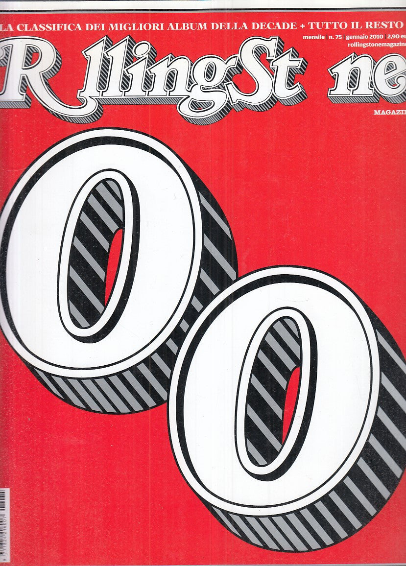 LR- RIVISTA MAGAZINE ROLLING STONE N.75 MIGLIORI ALBUM ----- 2010 - B - YFS999