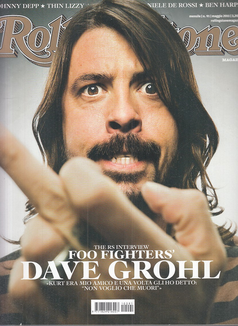 LR- RIVISTA MAGAZINE ROLLING STONE N.91 FOO FIGHTERS ----- 2011 - B - YFS999
