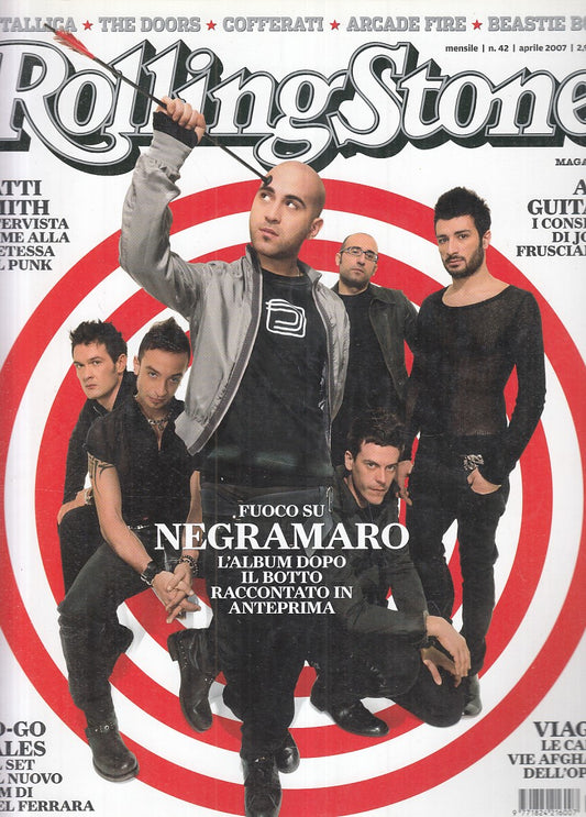 LR- RIVISTA MAGAZINE ROLLING STONE N.42 NEGRAMARO ----- 2007 - B - YFS999