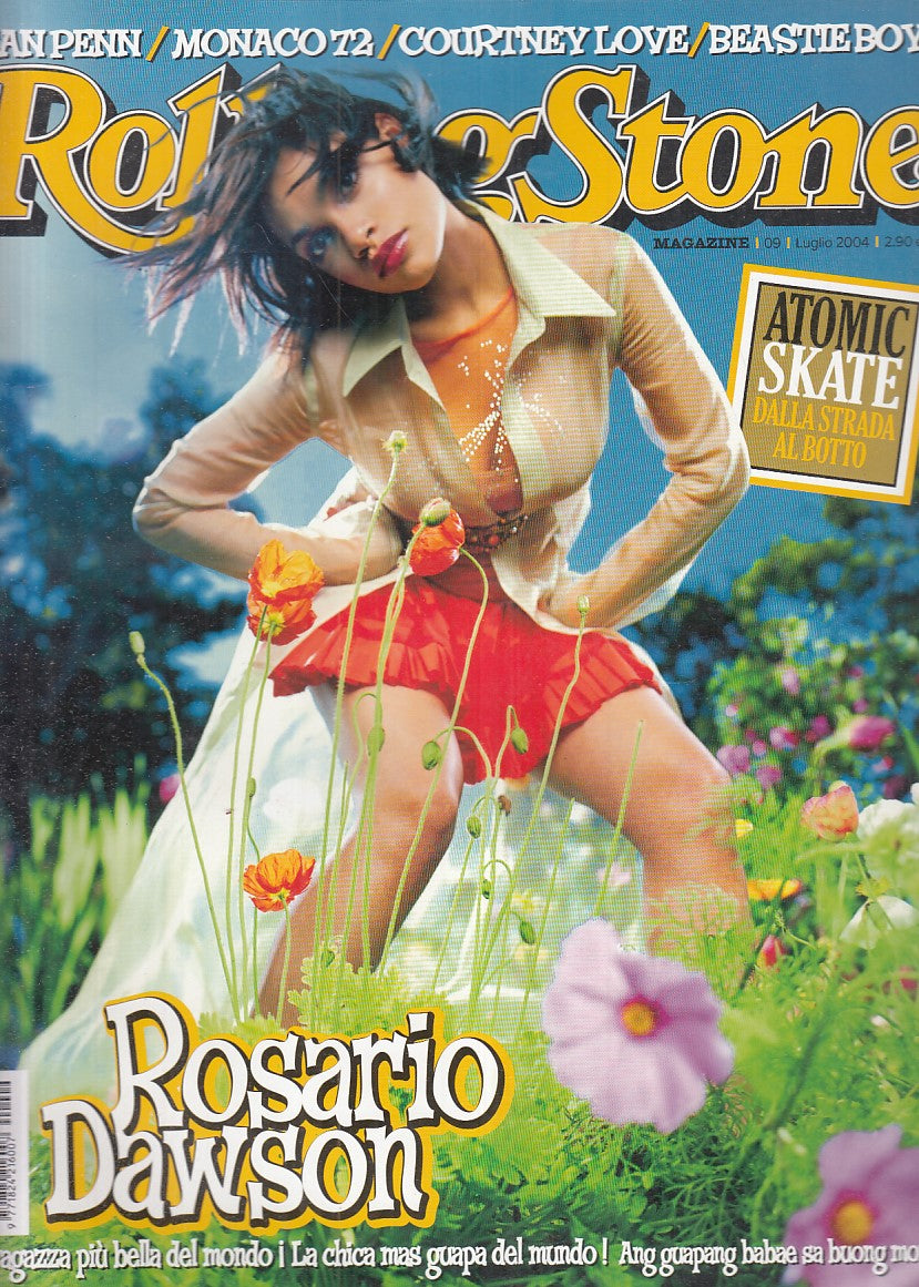 LR- RIVISTA MAGAZINE ROLLING STONE N.9 ROSARIO DAWSON ----- 2004 - B - YFS999