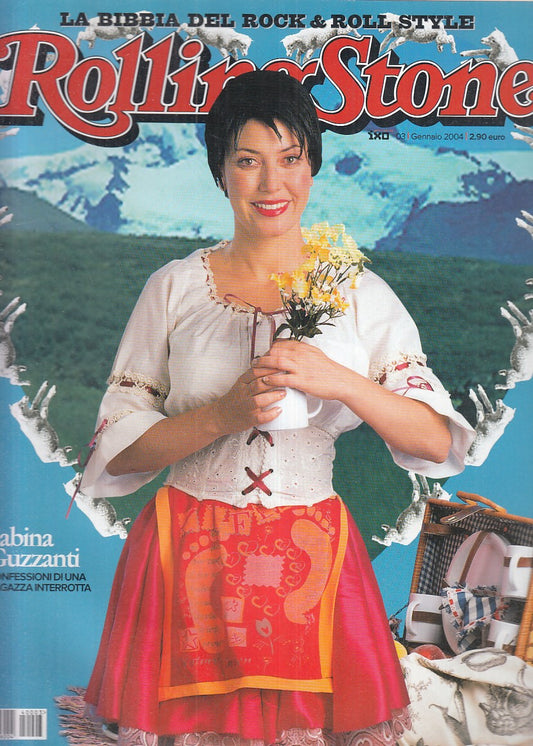 LR- RIVISTA MAGAZINE ROLLING STONE N.3 SABINA GUZZANTI ----- 2004 - B - YFS999