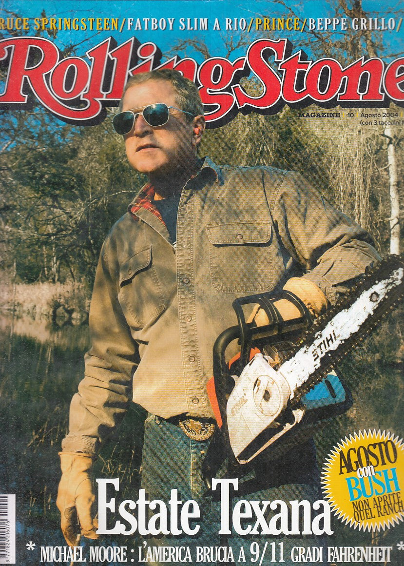 LR- RIVISTA MAGAZINE ROLLING STONE N.10 MICHAEL MOORE ----- 2004 - B - YFS999