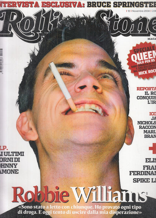 LR- RIVISTA MAGAZINE ROLLING STONE N.13 ROBBIE WILLIAMS ----- 2004 - B - YFS999