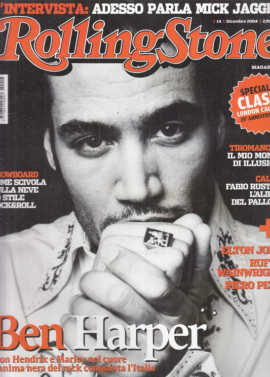 LR- RIVISTA MAGAZINE ROLLING STONE N.14 BEN HARPER ----- 2004 - B - YFS999