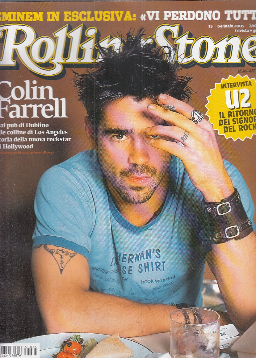 LR- RIVISTA MAGAZINE ROLLING STONE N.15 COLIN FARRELL ----- 2005 - B - YFS999