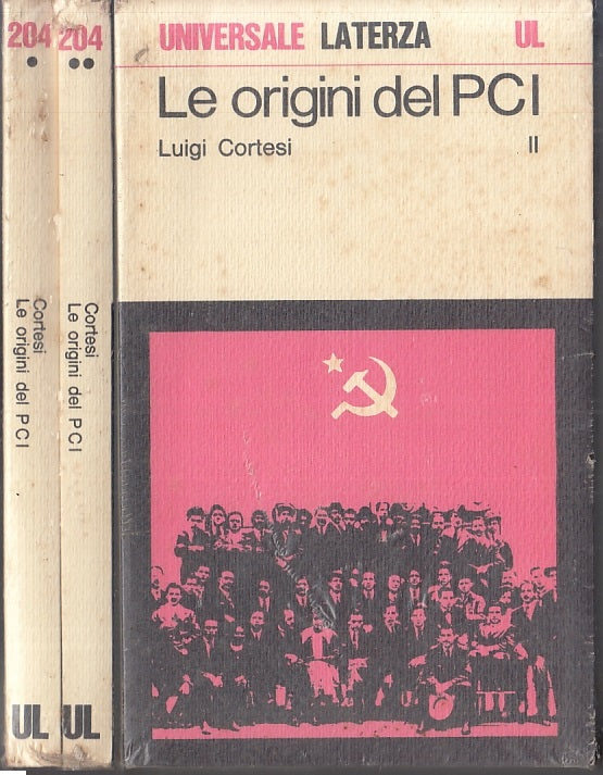 LS- LE ORIGINI DEL PC 2 VOLUMI - CORTESI - LATERZA- UNIVERSALE-- 1971- B- XLS999