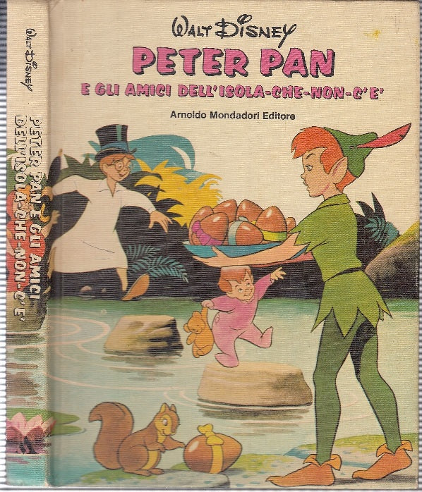 LB- PETER PAN E GLI AMICI DELL'ISOLA CHE NON C'E'- MONDADORI- DISNEY--- 1975- C- RGZ