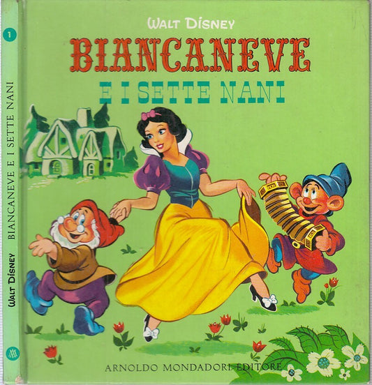 LB- BIANCANEVE E I SETTE NANI - WALT DISNEY - MONDADORI -- 1a ED.- 1960- C- RGZ