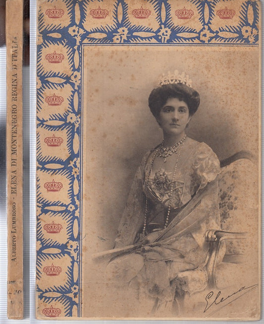 LB- ELENA DI MONTENEGRO REGINA ITALIA- LUMBROSO- FIAMMA FEDELE--- 1935- B-XFS124
