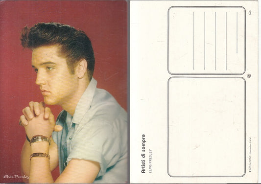 CC- CARTOLINA SPETTACOLO ELVIS PRESELY - ARTISTI DI SEMPRE - CRT2549