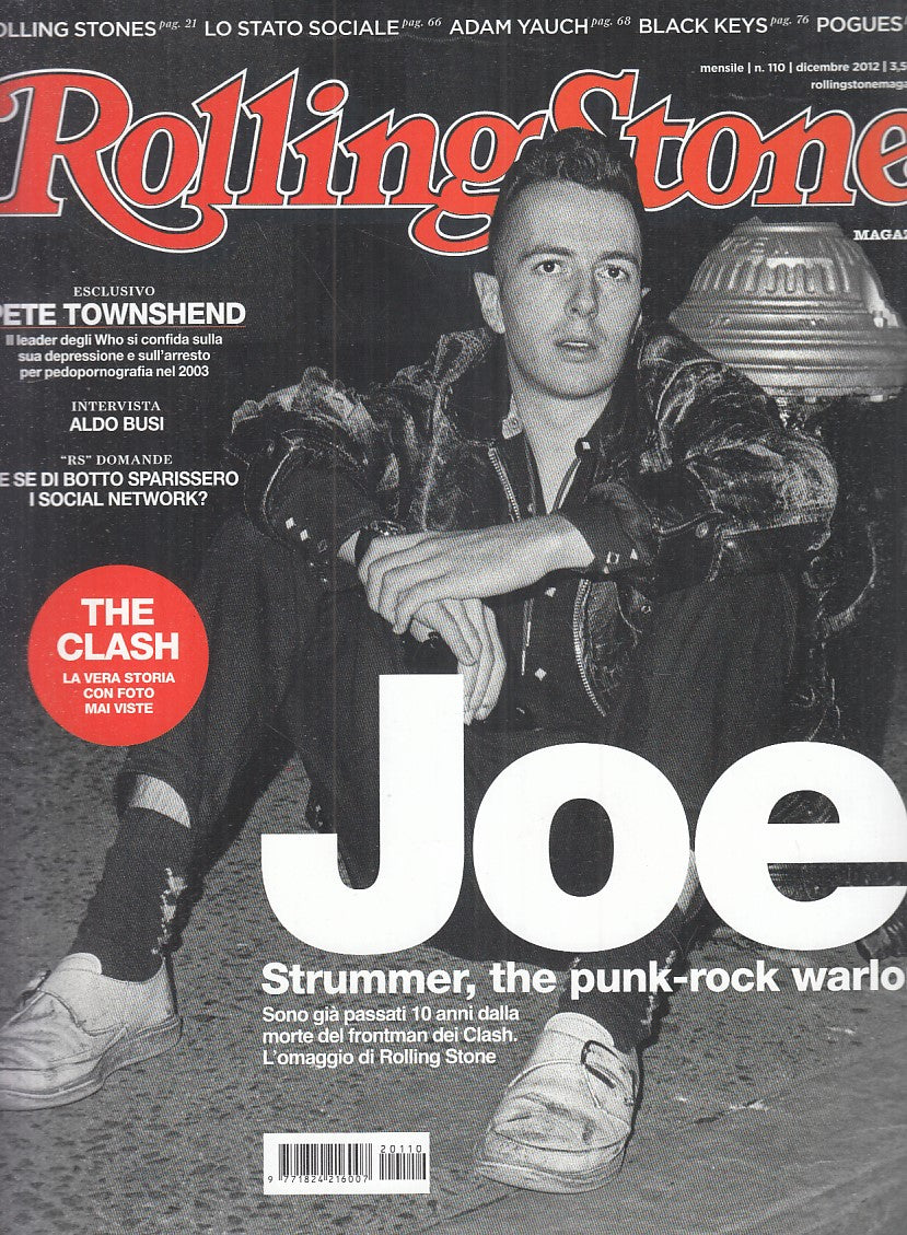 LR- RIVISTA MAGAZINE ROLLING STONE N.110 PETE TOWNSHEND ----- 2012 - B - YFS999