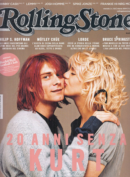 LR- RIVISTA MAGAZINE ROLLING STONE N.125 KURT COBAIN ----- 2014 - B - YFS999