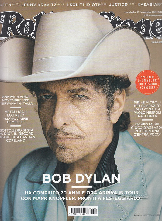 LR- RIVISTA MAGAZINE ROLLING STONE N.97 BOB DYLAN KRAVITZ----- 2011 - B - YFS999