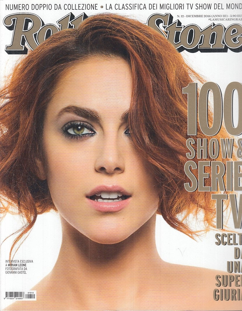 LR- RIVISTA MAGAZINE ROLLING STONE N.12 MIRIAM LEONE ----- 2016 - B - YFS999