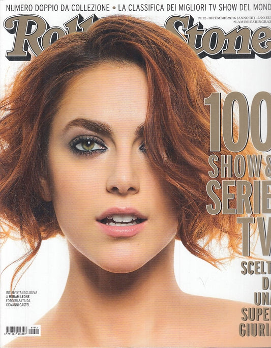 LR- RIVISTA MAGAZINE ROLLING STONE N.12 MIRIAM LEONE ----- 2016 - B - YFS999