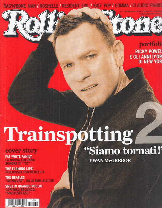 LR- RIVISTA MAGAZINE ROLLING STONE N.2 EWAN MCGREGOR ----- 2017 - B - YFS999