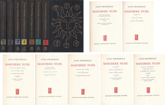 LN- MASCHERE NUDE 7 VOLL. - PIRANDELLO - MONDADORI --- 1960 - C - YFS500