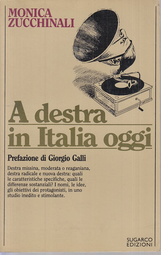 LS- A DESTRA IN ITALIA OGGI - ZUCCHINALI - SUGARCO --- 1986 - B - YFS416