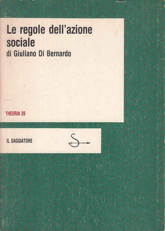 LS- LE REGOLE DELL'AZIONE SOCIALE - DI BERNARDO- SAGGIATORE--- 1983 - B - YFS191