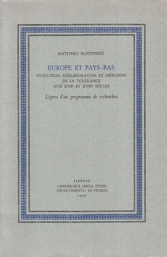 LS- EUROPE ET PAYS BAS IN FRANCESE - ROTONDO - FIRENZE --- 1992 - BS - YFS157