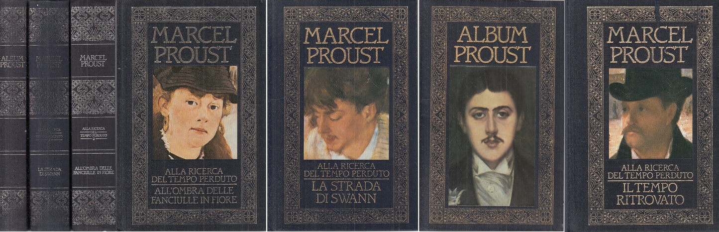 LN- RICERCA TEMPO PERDUTO E ALBUM 4 VOLUMI - PROUST - CDE --- 1989 - C - XFS126