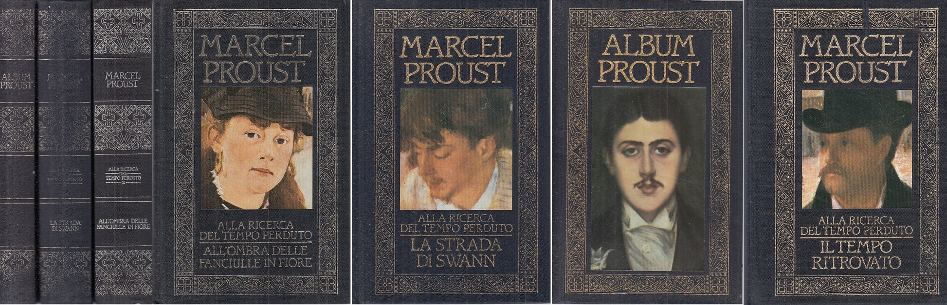 LN- RICERCA TEMPO PERDUTO E ALBUM 4 VOLUMI - PROUST - CDE --- 1989 - C - XFS126