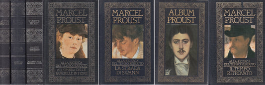 LN- RICERCA TEMPO PERDUTO E ALBUM 4 VOLUMI - PROUST - CDE --- 1989 - C - XFS126